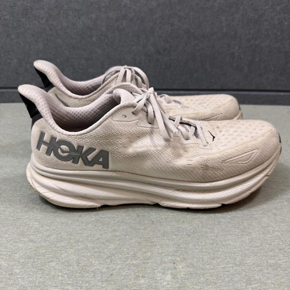 Hoka One Clifton 9 Nimbus Cloud Mens Size 12.5 Sneakers 1127895-NCSW - Picture 6 of 12